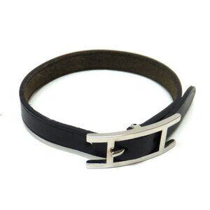 Hermes Api 3 Bracelet Black Silver